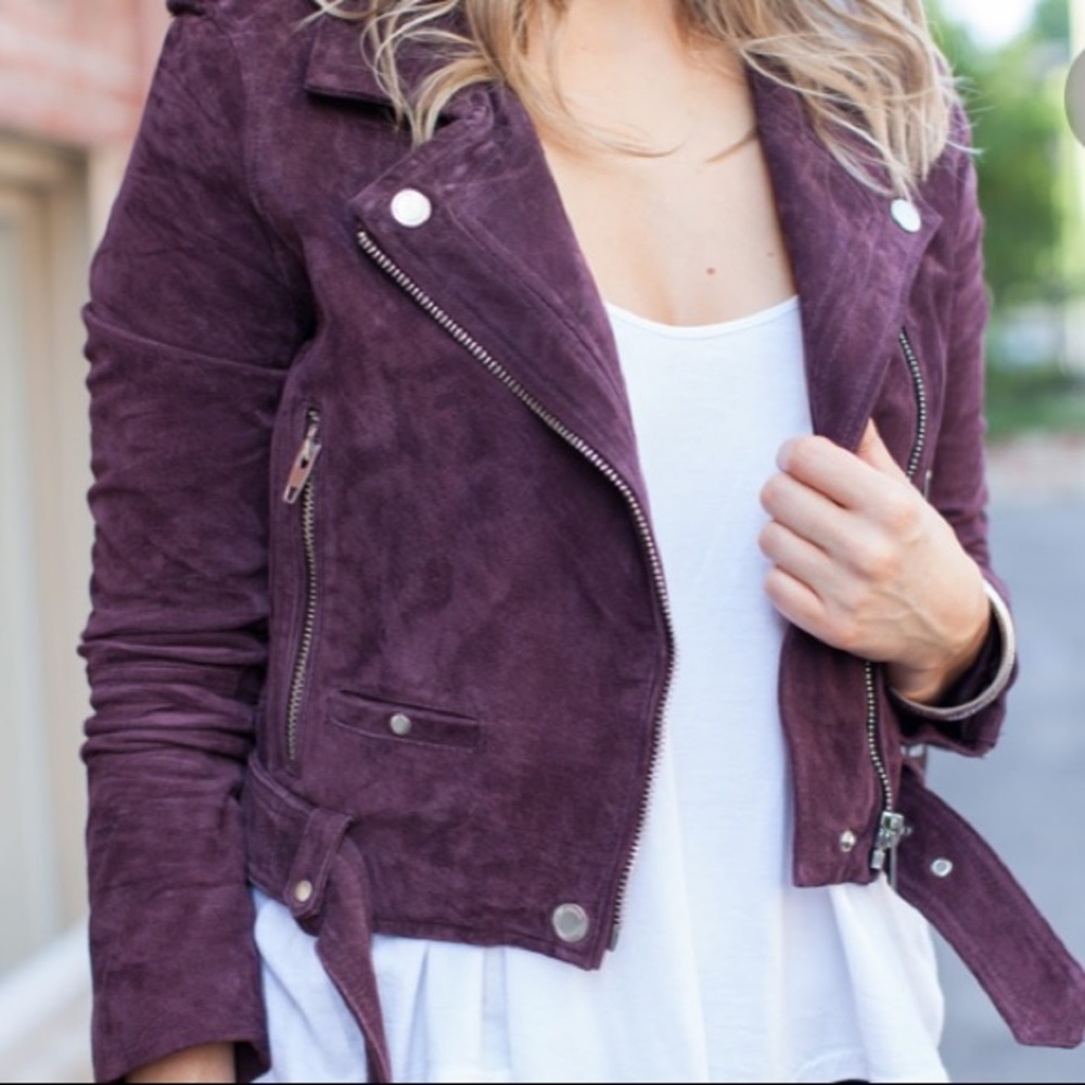 Blank NYC Suede Moto Jacket